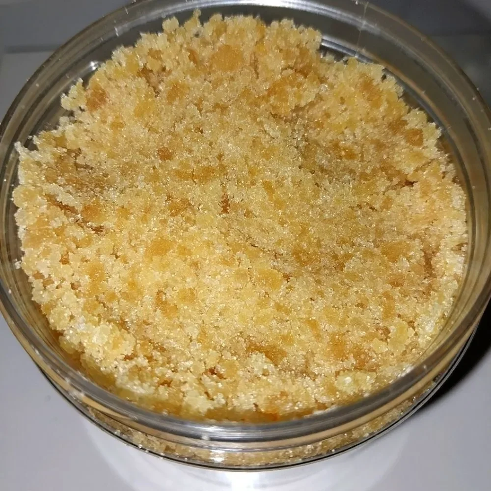 Hand crafted natural Brown sugar emulsified sugar scrub 6oz